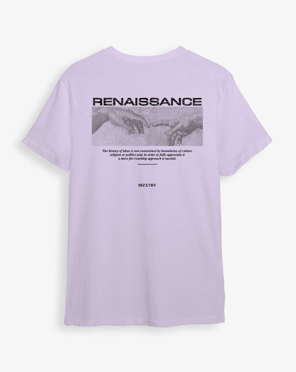 Camiseta lila unisex RENAISSANCE HANDS