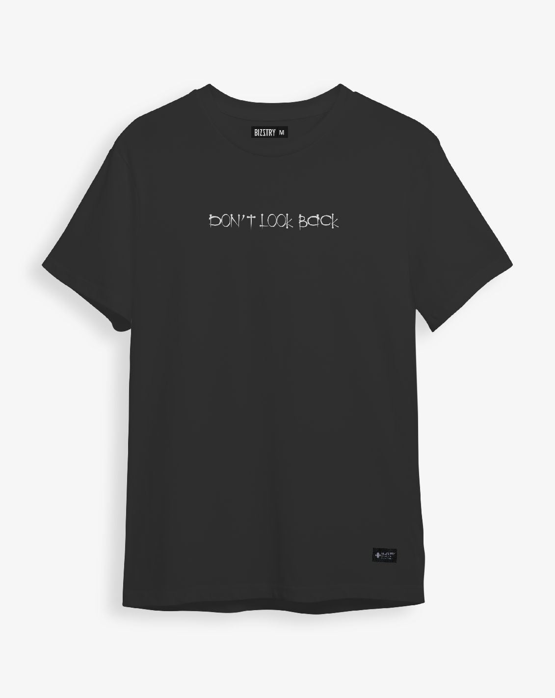Camiseta unisex negra DONT LOOK BACK
